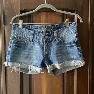 American Eagle Denim Cuffed Jean Shorts